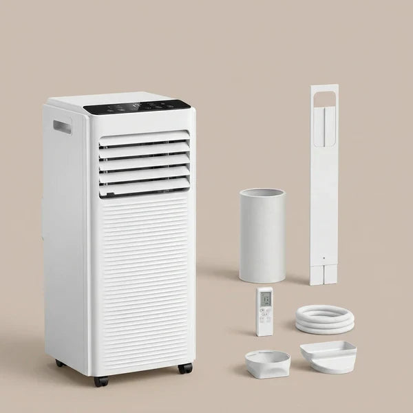 Portable Air Conditioner with Remote Control and Wheels