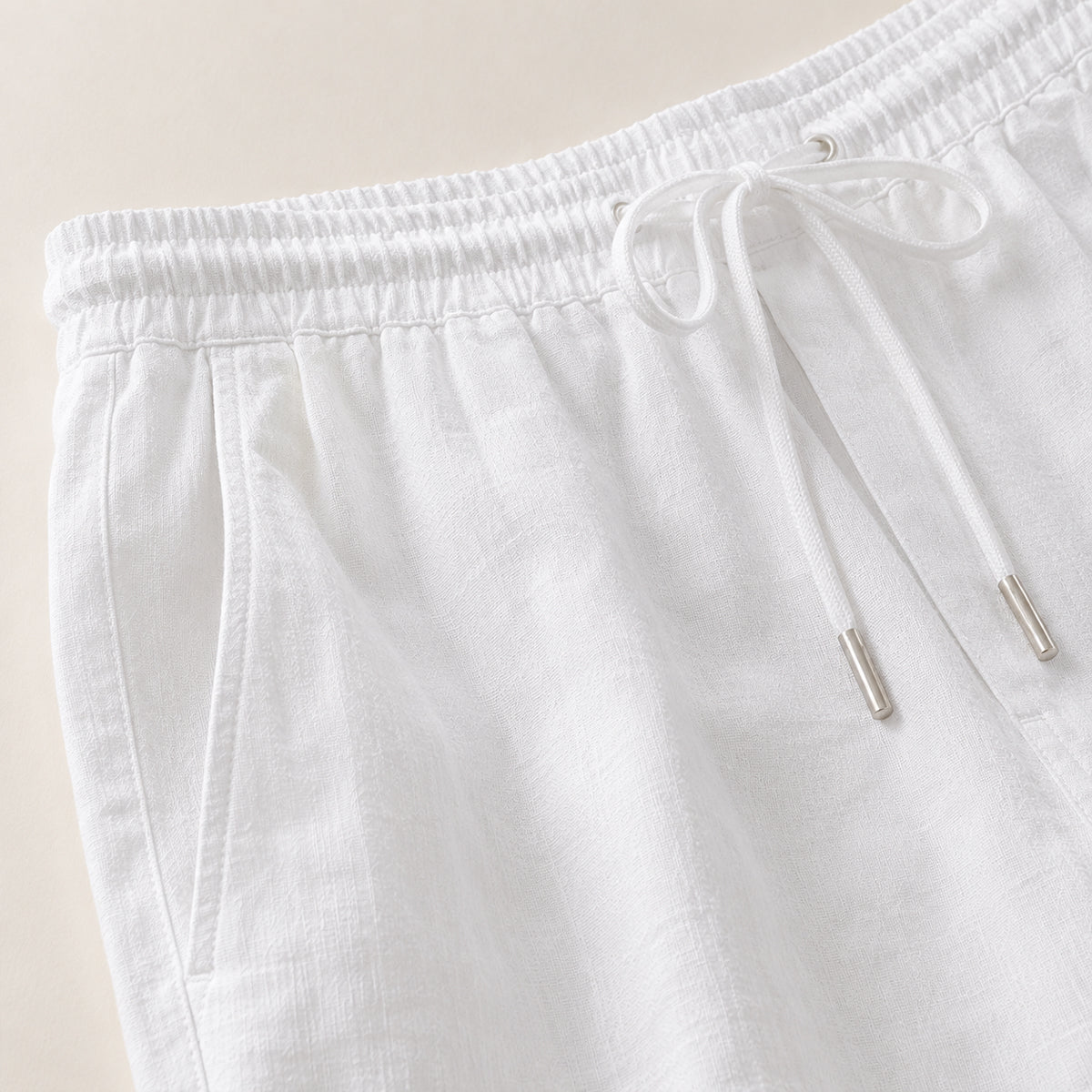 Linen Long Sleeve Shirt and Trousers Two Piece Set