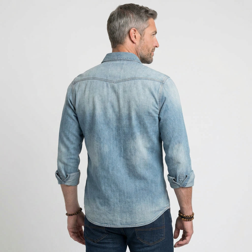 Men’s Slim Fit Denim Shirt