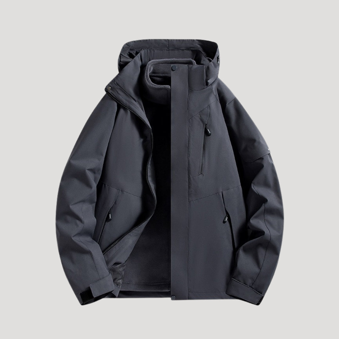 Women's Hooded Fleece-Lined Outdoor Jacket