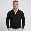 Men’s Quarter Zip Knit Sweater