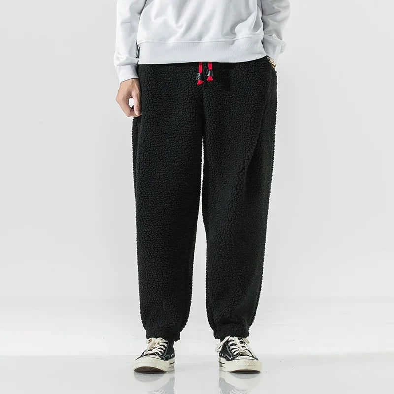 Men's Sherpa Fleece Straight Leg Trousers