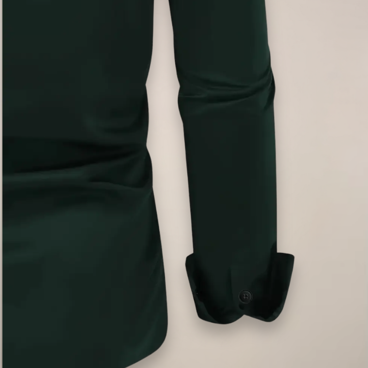 Chemise habillée ajustée à manches longues pour homme