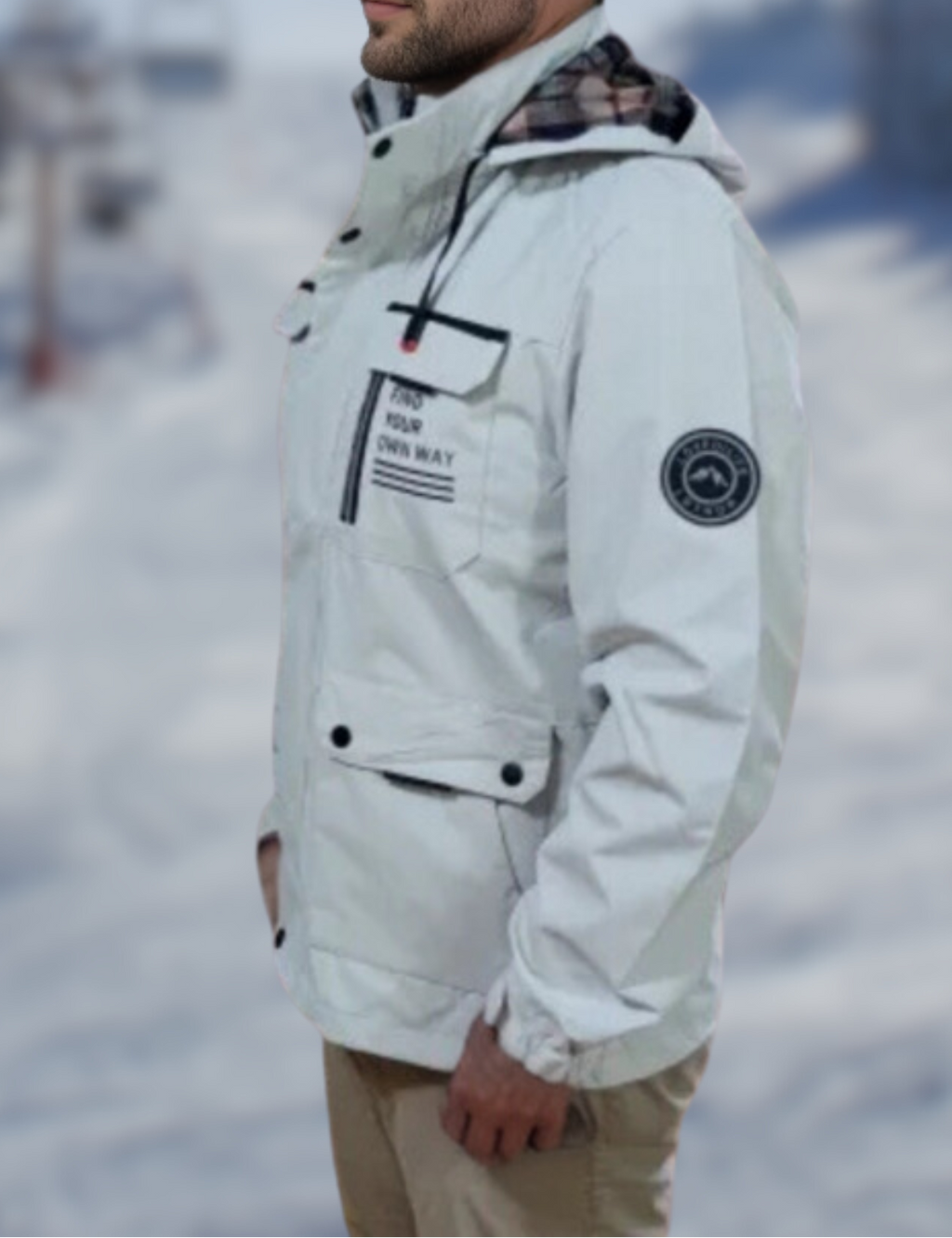 Men's Waterproof Multi-Pocket Utility Jacket