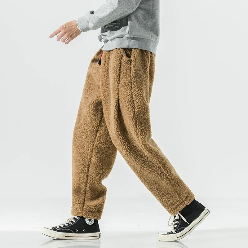 Men's Sherpa Fleece Straight Leg Trousers