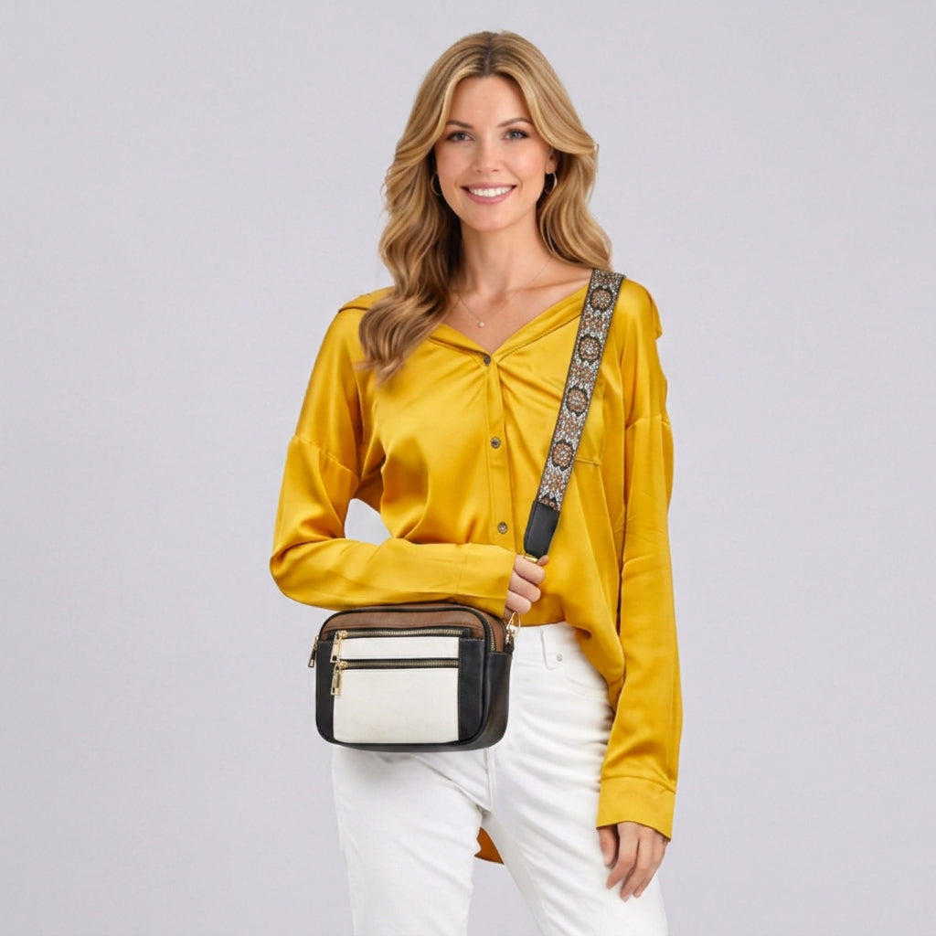Vintage Crossbody Utility Bag