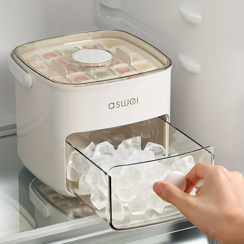Compact Countertop Ice Maker with Pull-Out Drawer