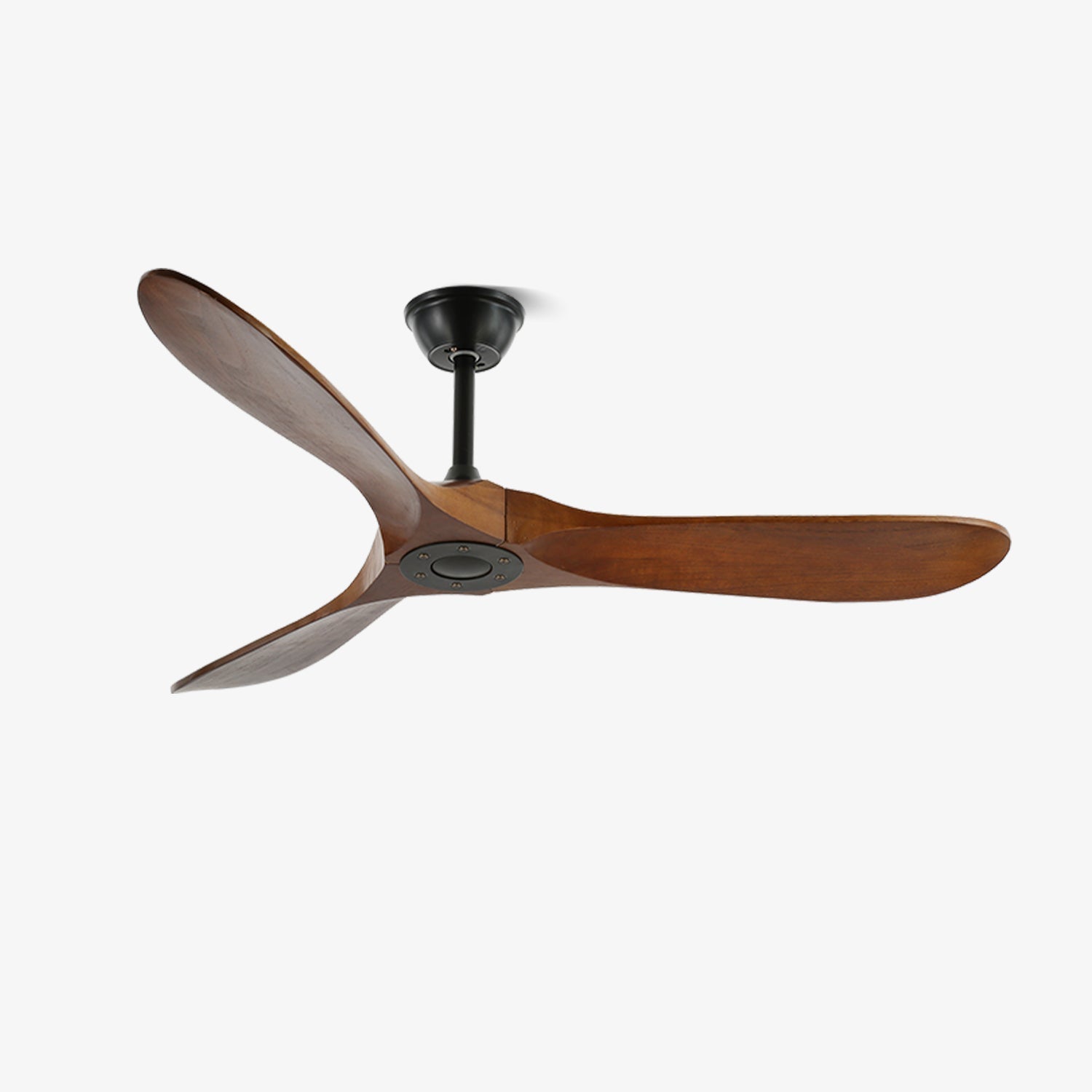 Wooden 3-Blade Ceiling Fan with Remote Control