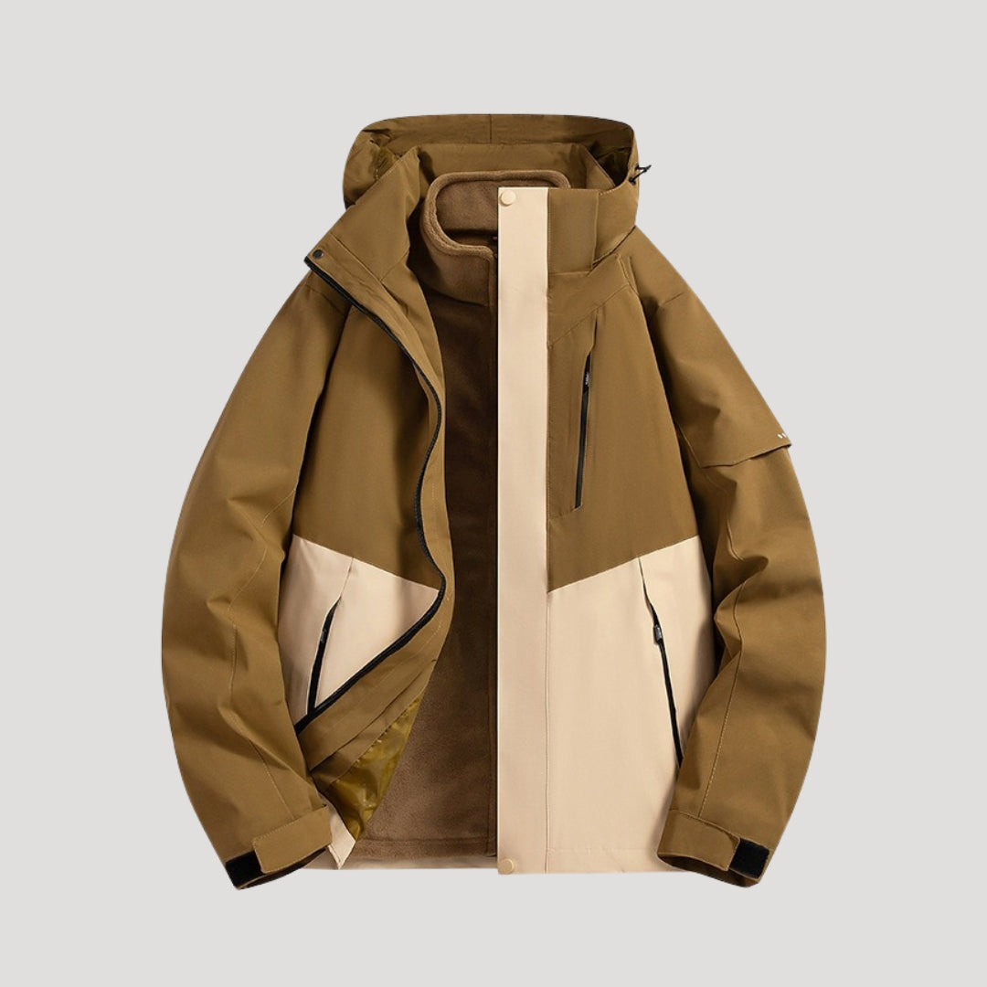 Women's Hooded Fleece-Lined Outdoor Jacket