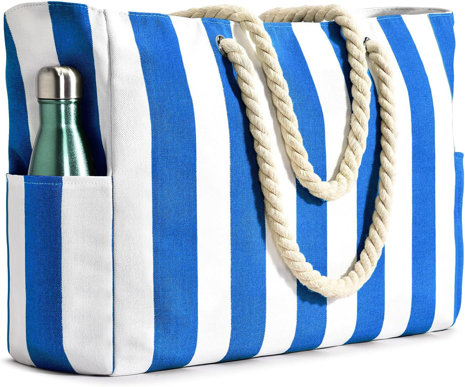 Tote Bag – Striped Rope Handle Everyday Style