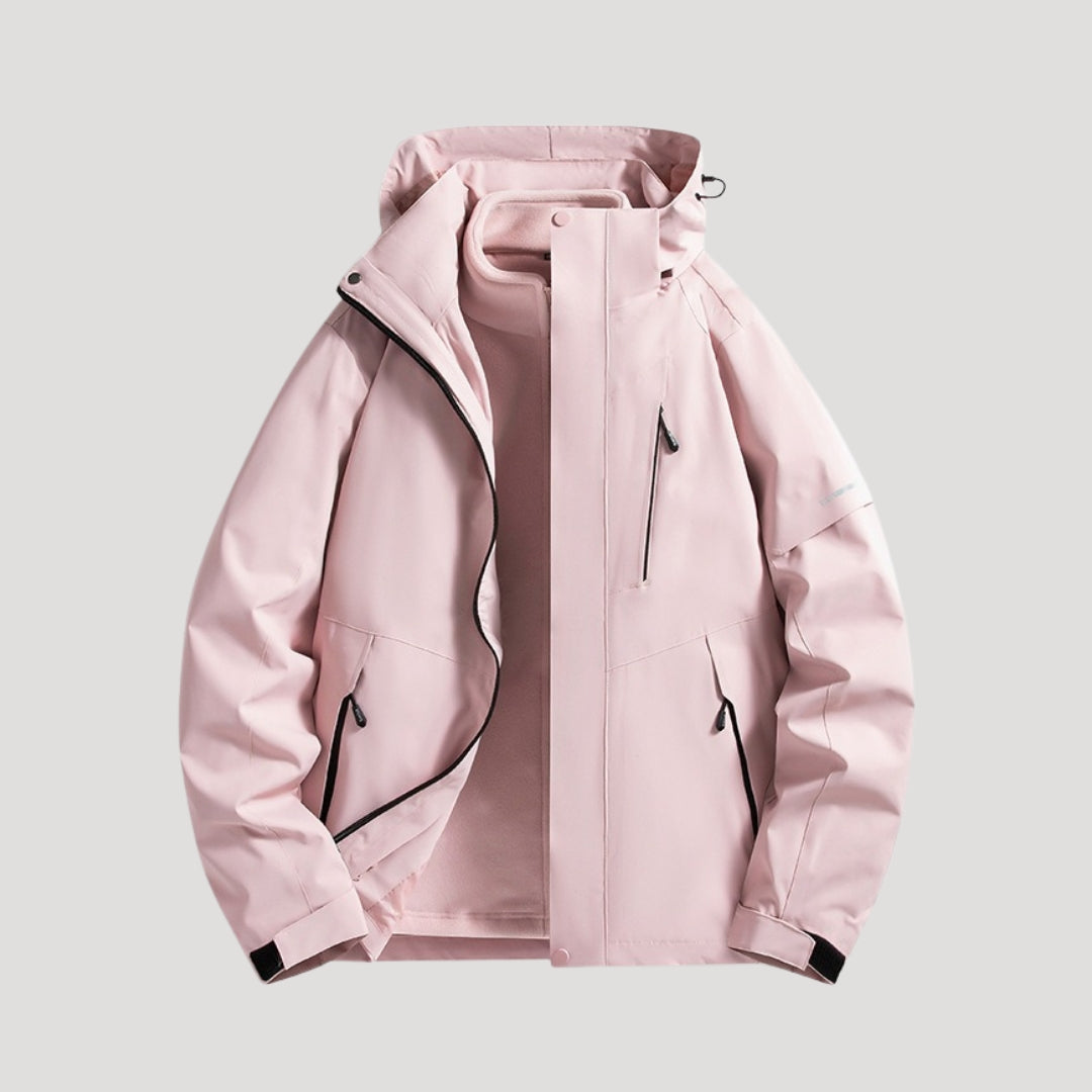 Women's Hooded Fleece-Lined Outdoor Jacket
