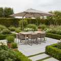 Cantilever Garden Parasol with Weighted Base