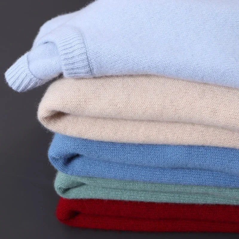 Men's Fine Knit Crewneck Pullover Sweater