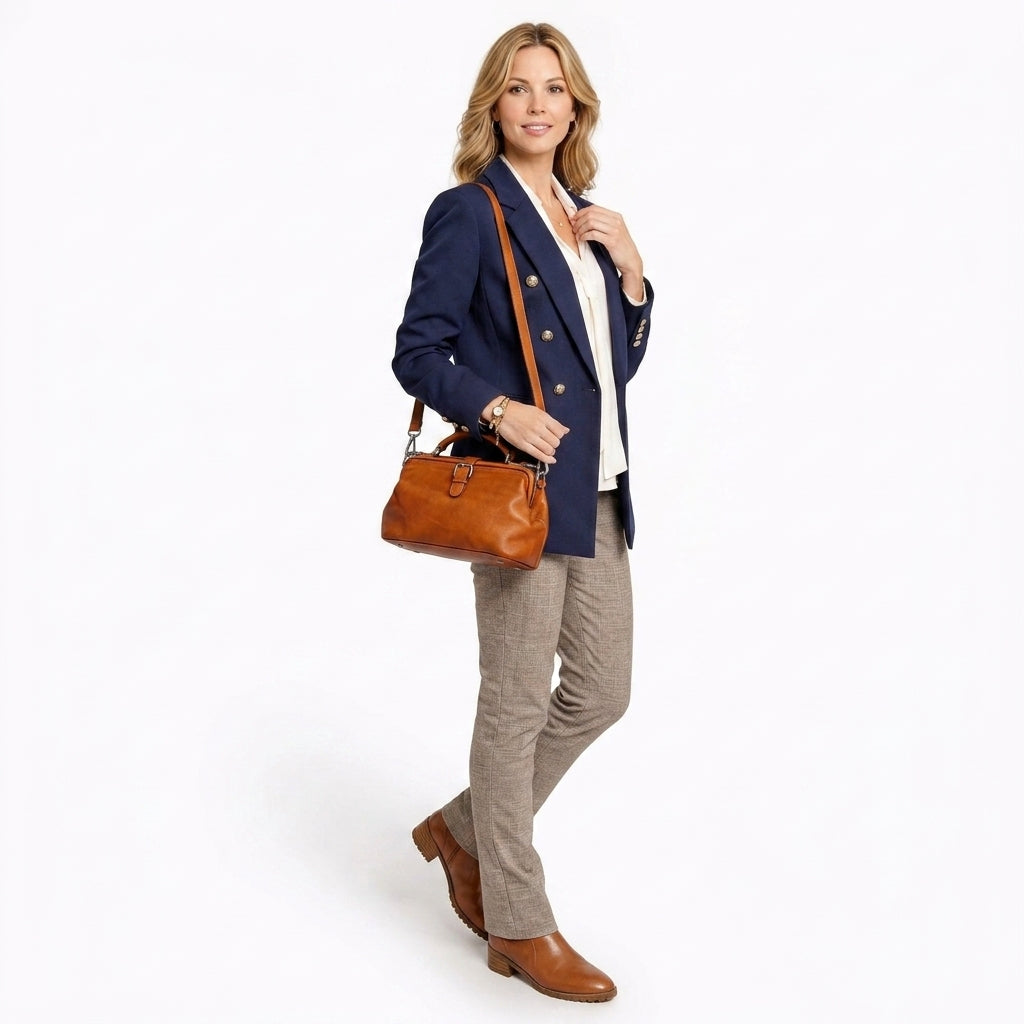 Shoulder Bag – Snap Closure Structured Style