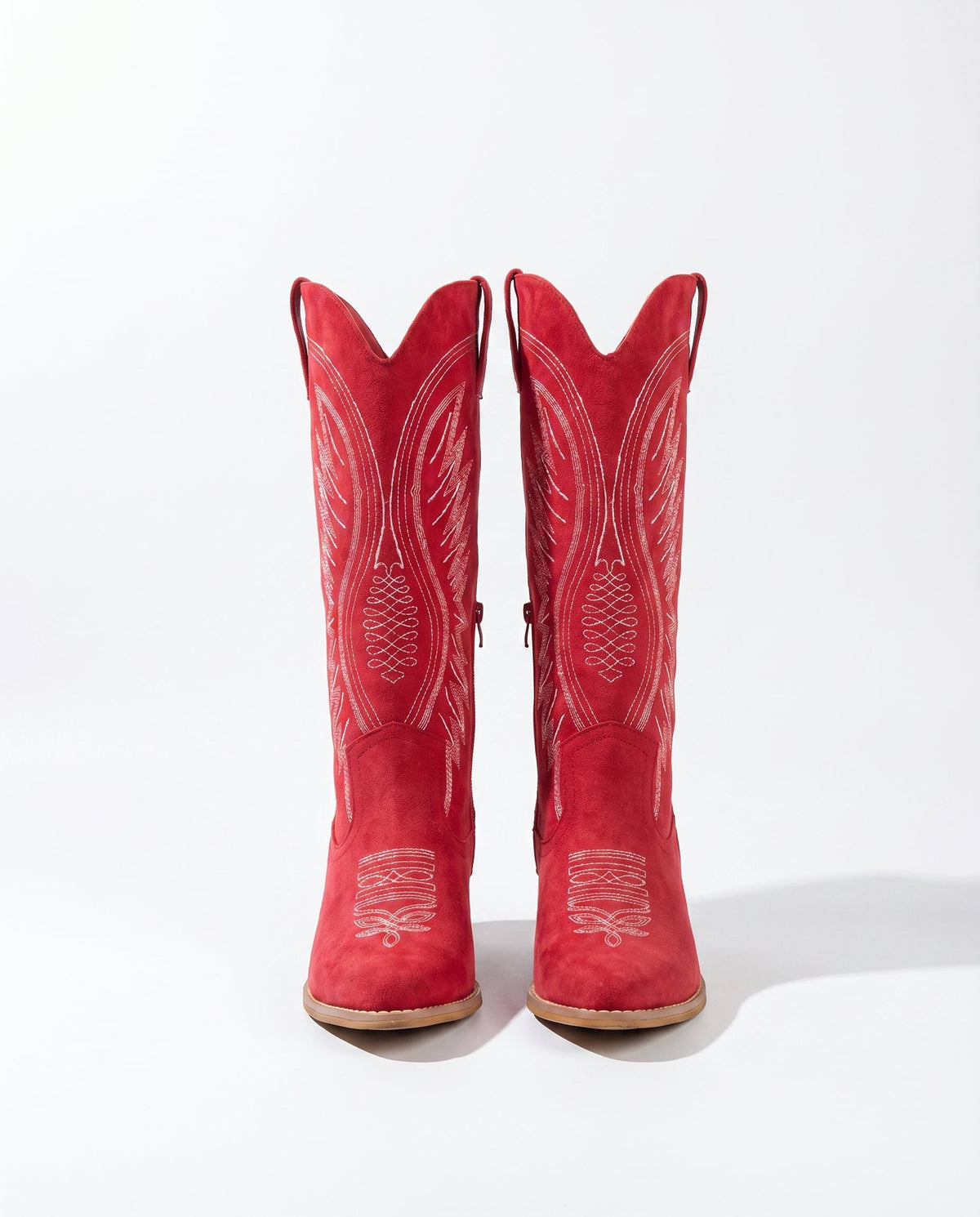 Bottes western brodées montantes jusqu’au genou pour femme