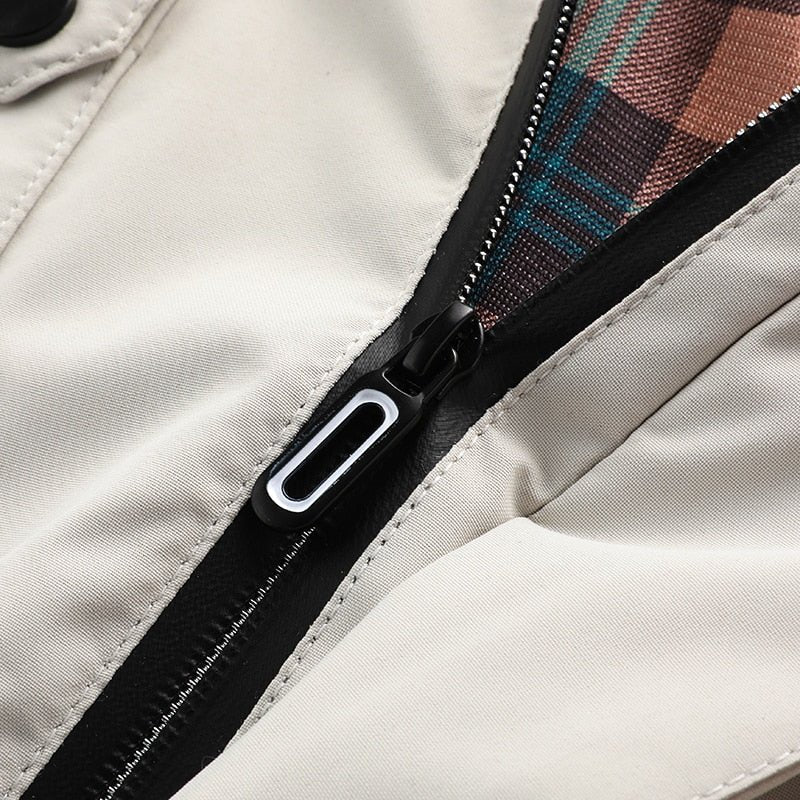 Men's Waterproof Multi-Pocket Utility Jacket