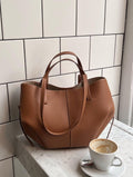 Women's Vintage Style Structured Tote Bag