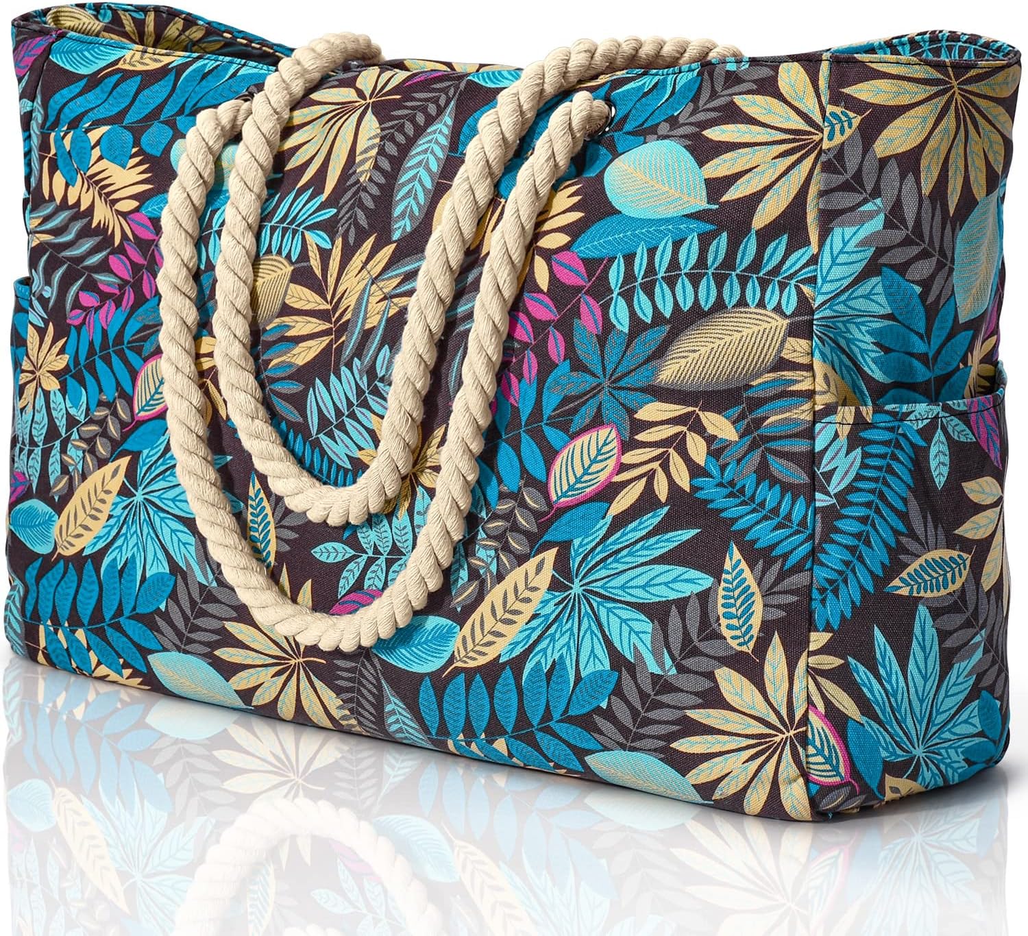 Tote Bag – Striped Rope Handle Everyday Style