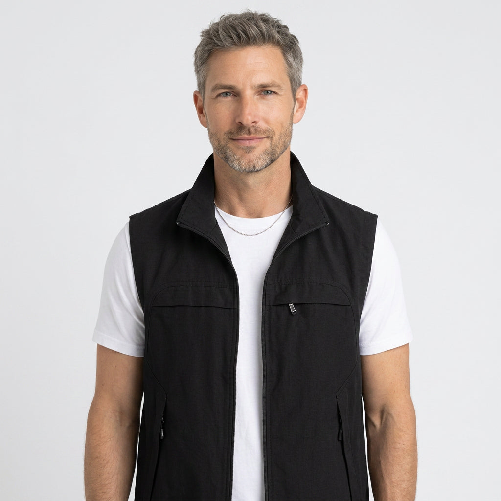Men’s Lightweight Zip Utility Vest