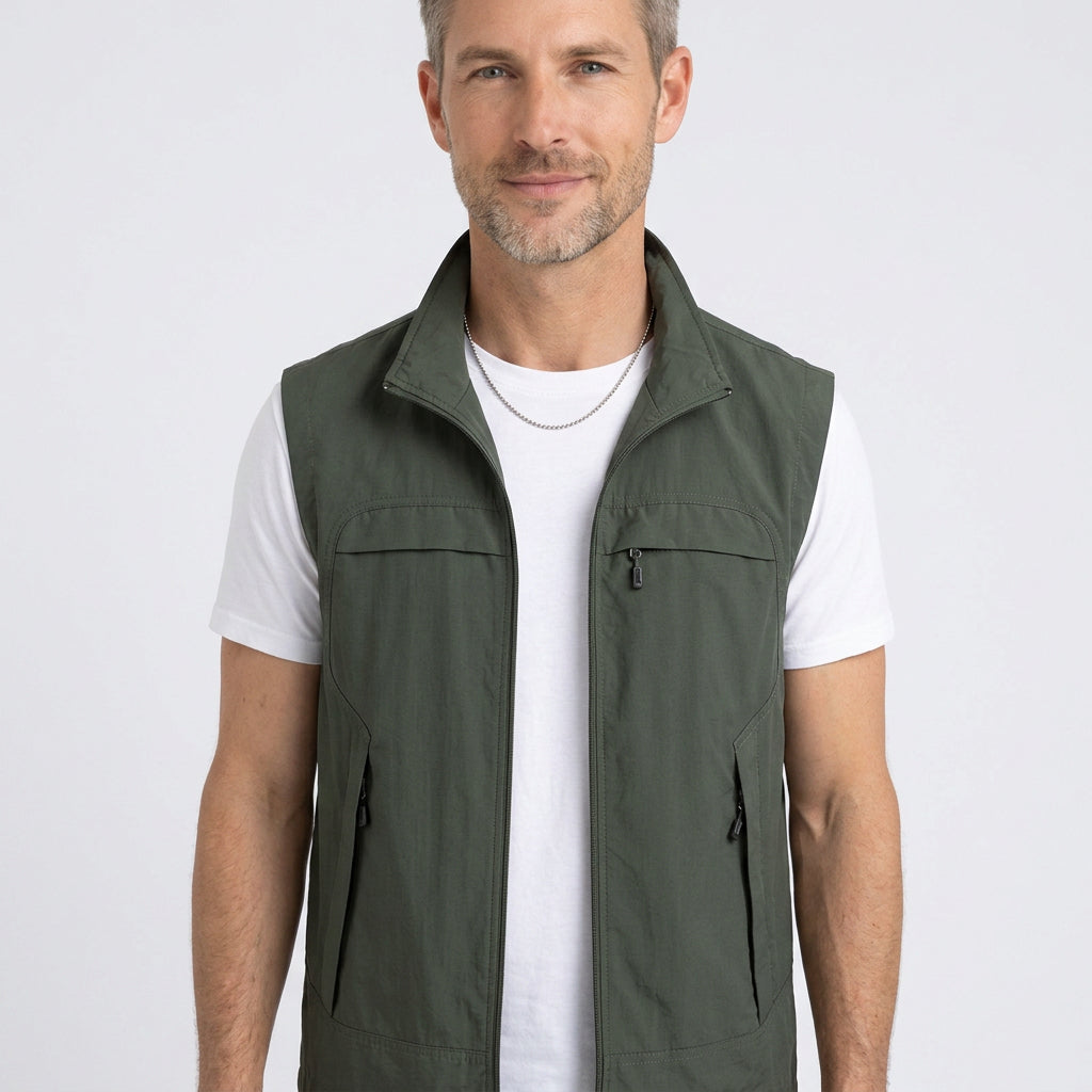 Men’s Lightweight Zip Utility Vest