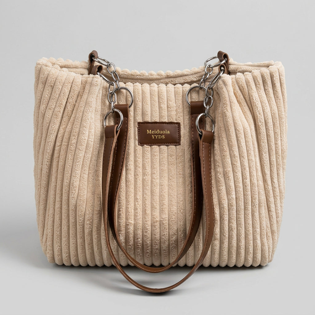 Bag – Ribbed Tote Everyday Style