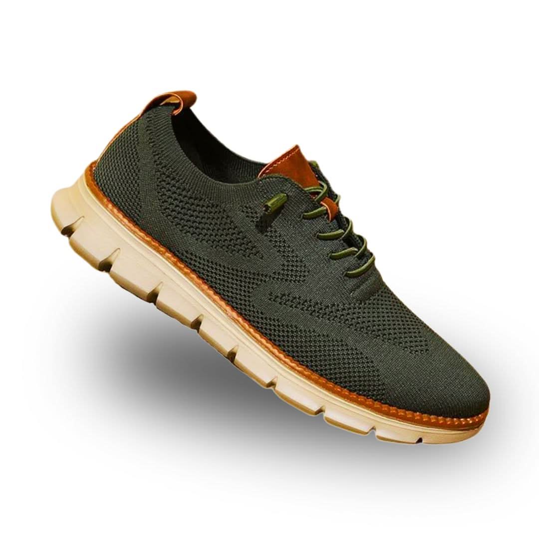 Baskets décontractées en maille à lacets pour homme
