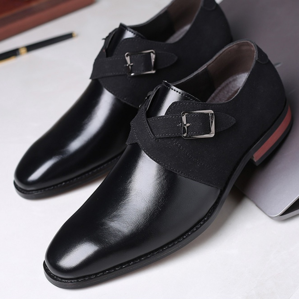 Men's Two-Tone Monk Strap Dress Shoes