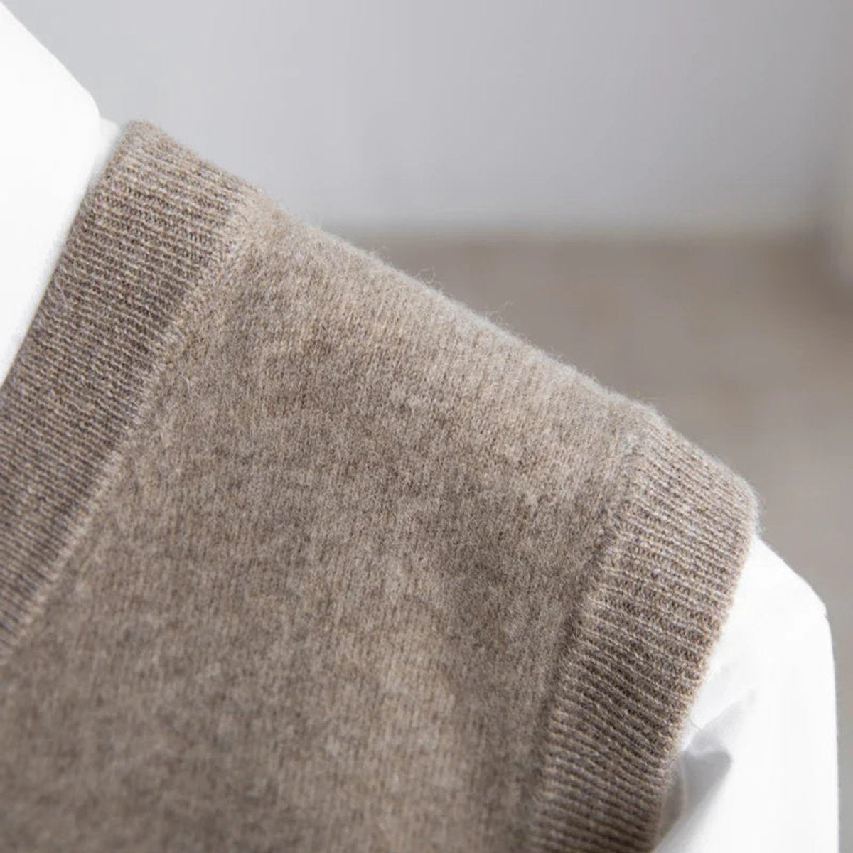 Men's Knitted V-Neck Sweater Vest