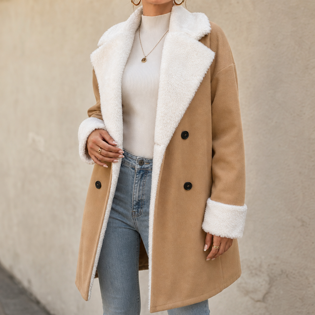 Women's Double-Breasted Coat