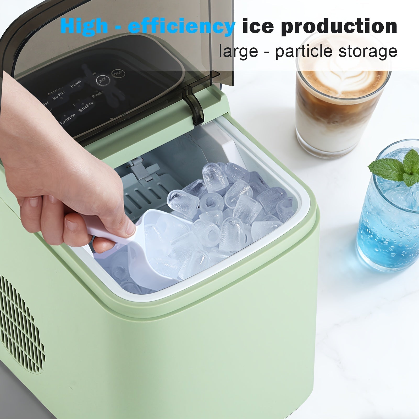 Countertop Ice Maker Machine with Touch Panel