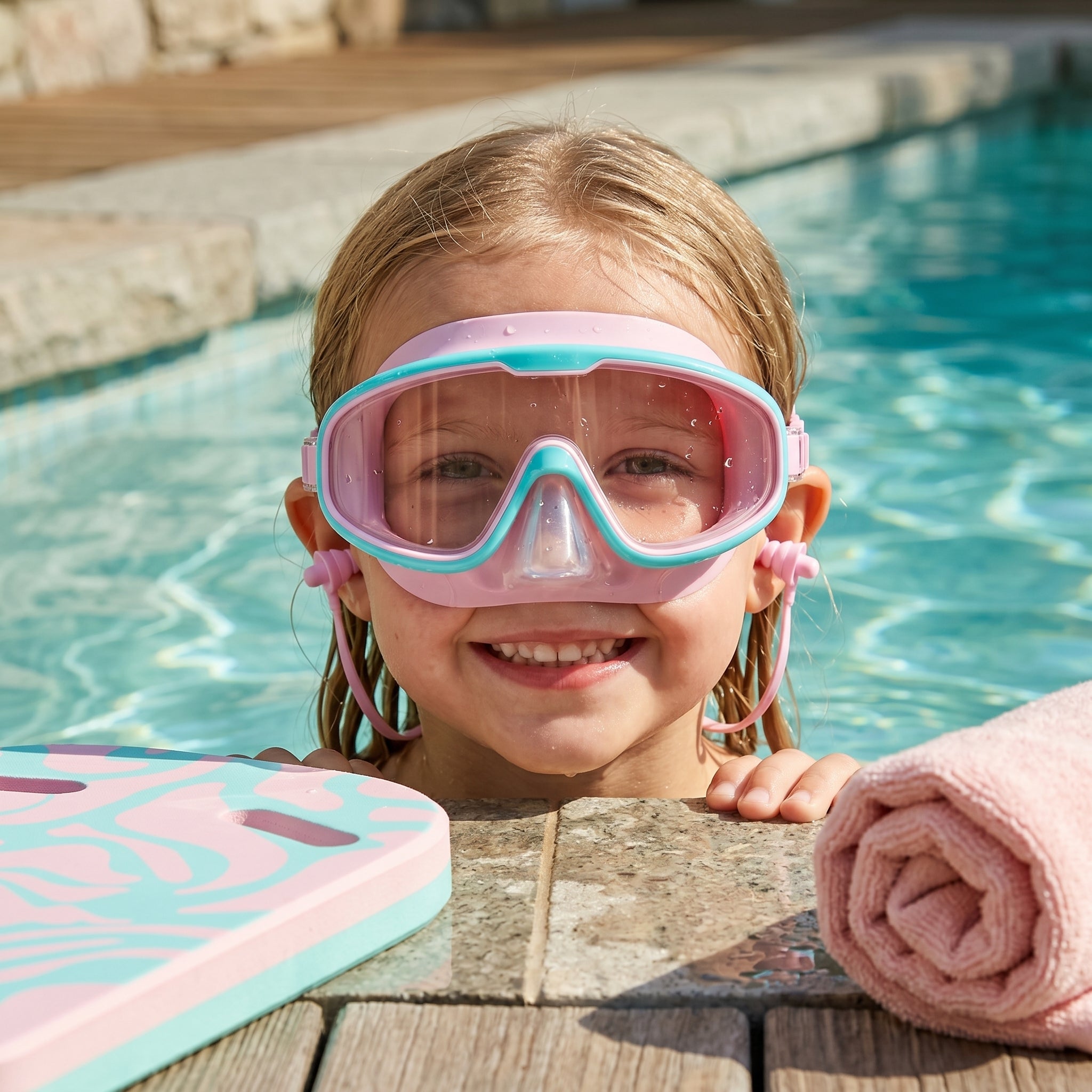 Kids Anti-Fog Swimming Goggles with UV Protection