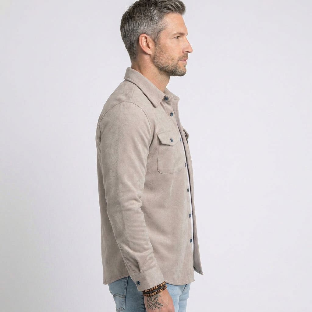 Men’s Button Up Overshirt