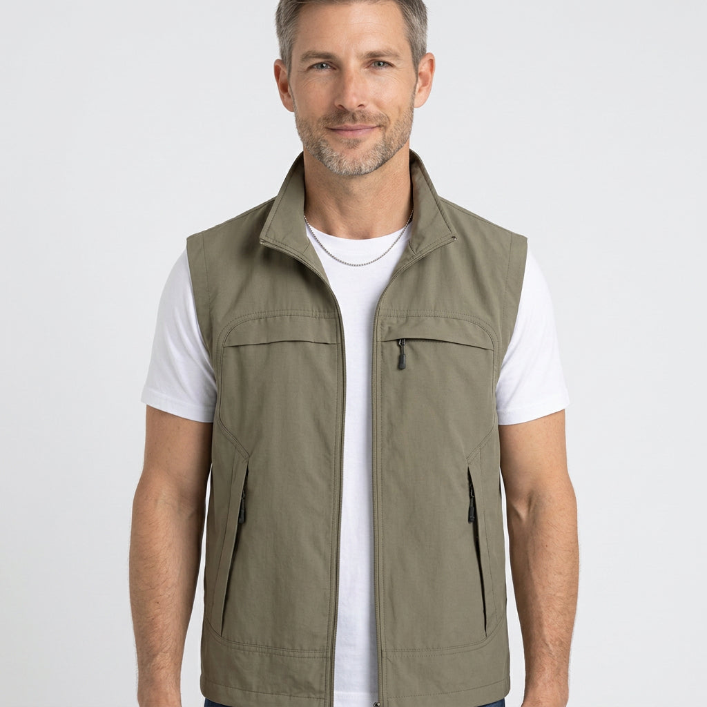 Men’s Lightweight Zip Utility Vest