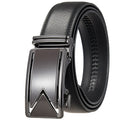 Men's Automatic Buckle Ratchet Leather Belt