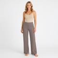 Women’s High Waist Straight Leg Pants – Pull On Pocket Style