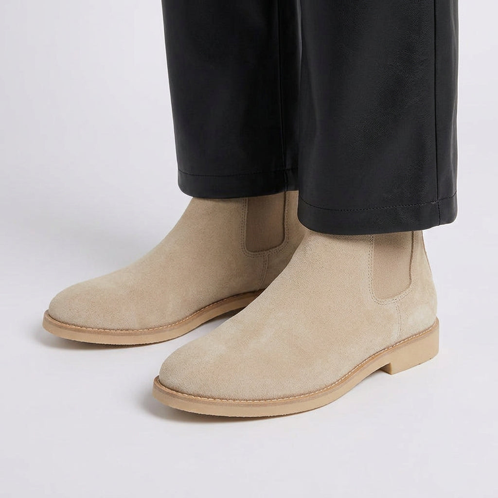 Chelsea Flat Ankle Boots – Slip On Round Toe Style