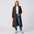 Double Breasted Longline Coat – Classic Tailored Style