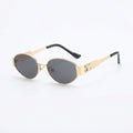 Oval Sunglasses – Slim Frame Retro Style