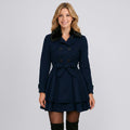 Coat Dress – Belted Double Breasted Elegant Style