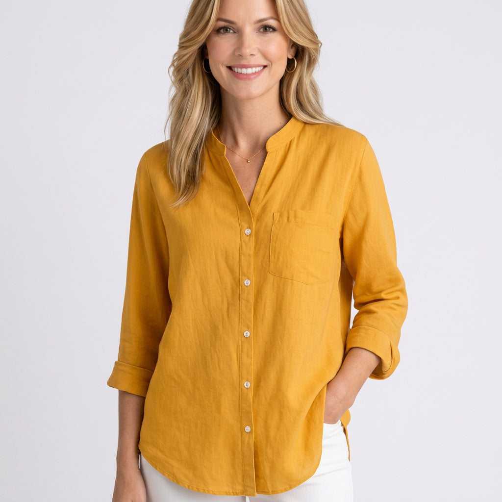Blouse – Button Front Relaxed Everyday Style