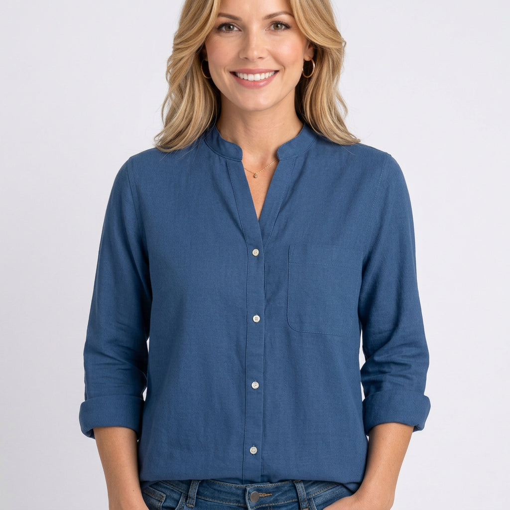 Blouse – Button Front Relaxed Everyday Style