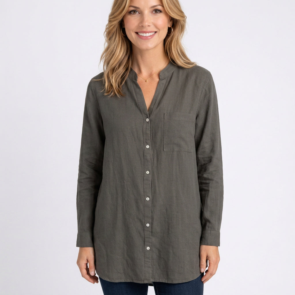 Blouse – Button Front Relaxed Everyday Style