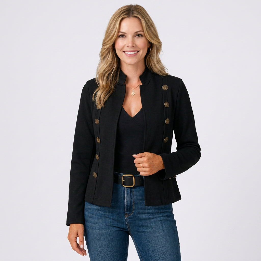 Jacket – Button Detail Structured Tailored Style