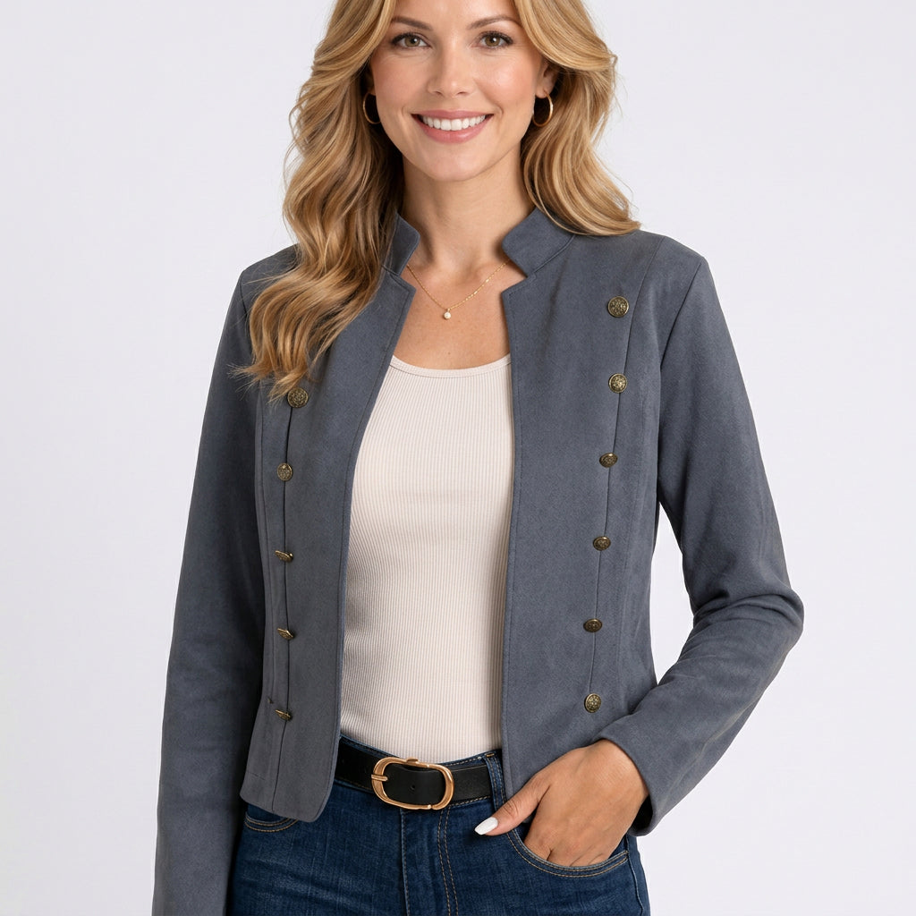 Jacket – Button Detail Structured Tailored Style