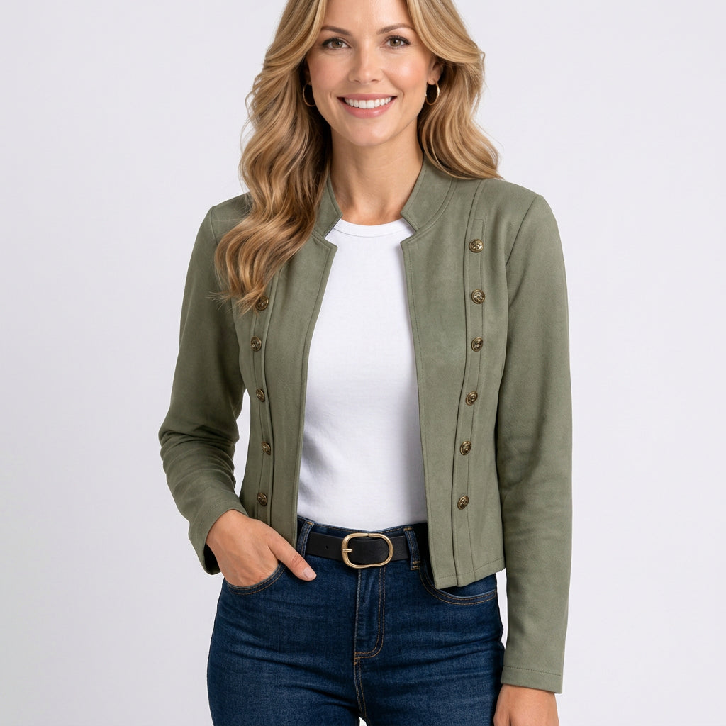 Jacket – Button Detail Structured Tailored Style