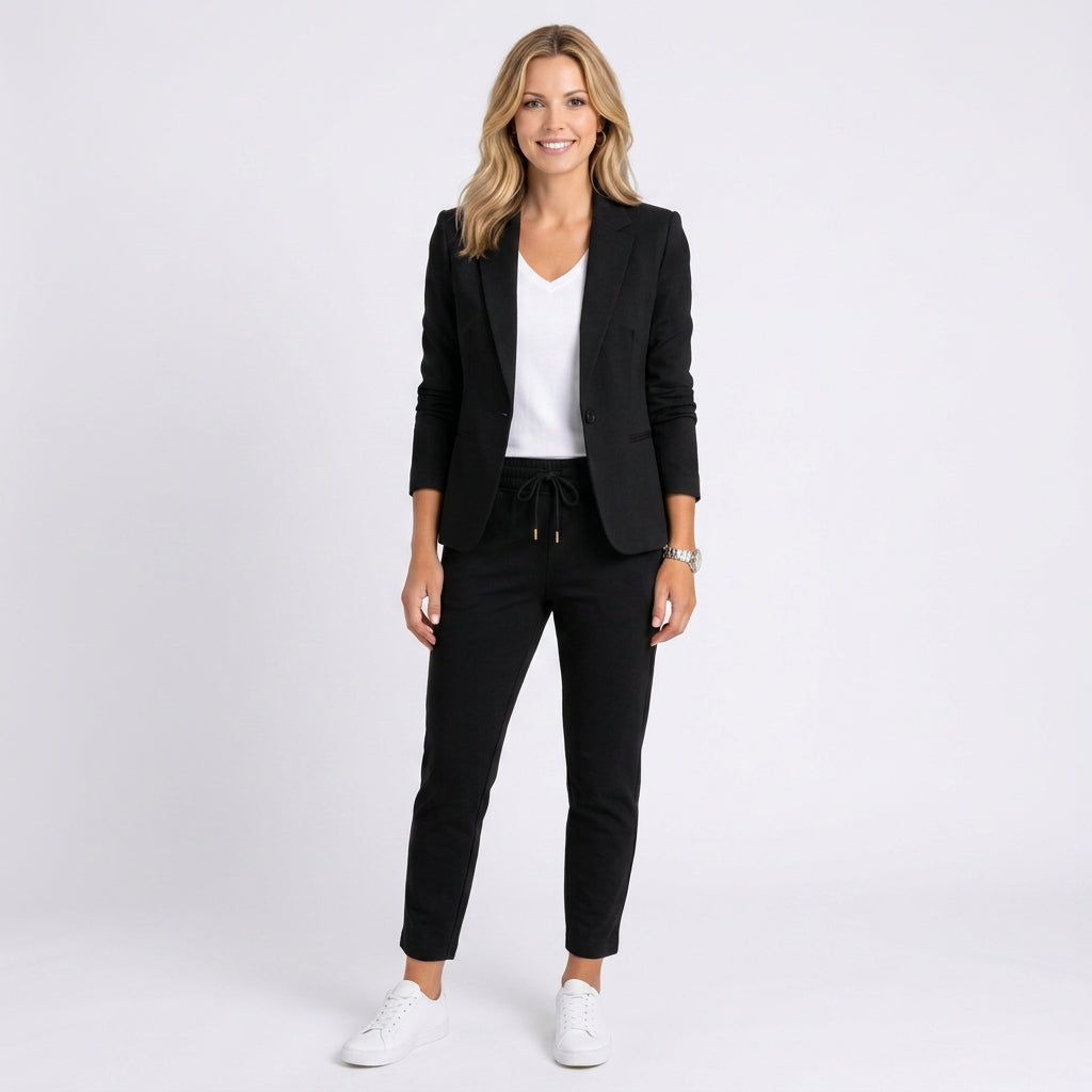 Co-Ord Set – Blazer and Drawstring Trouser Smart Style