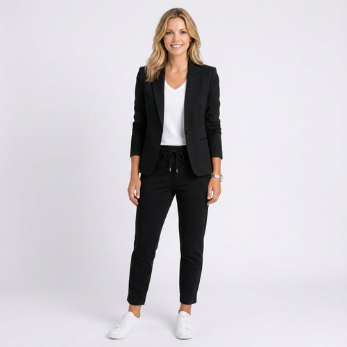 Co-Ord Set – Blazer and Drawstring Trouser Smart Style