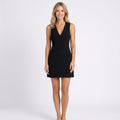 Mini Dress – Sleeveless V-Neck Tailored Style