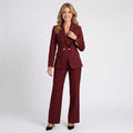 Double Breasted Blazer and Trouser Tailored Style