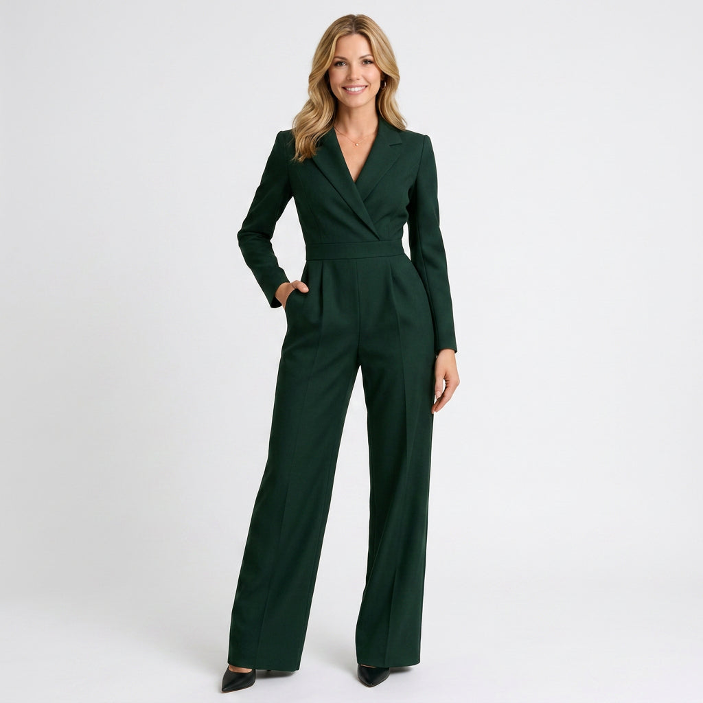 Jumpsuit – Tailored Wide Leg Blazer Style